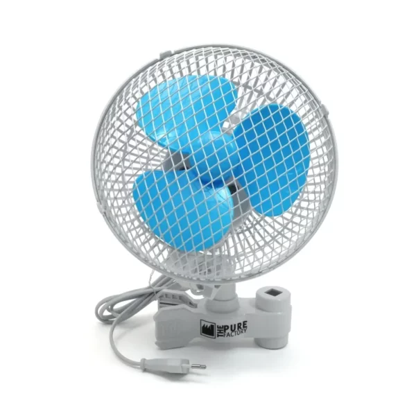 Ventilador oscilante con pinza para armarios Pure Factory - 18 cm